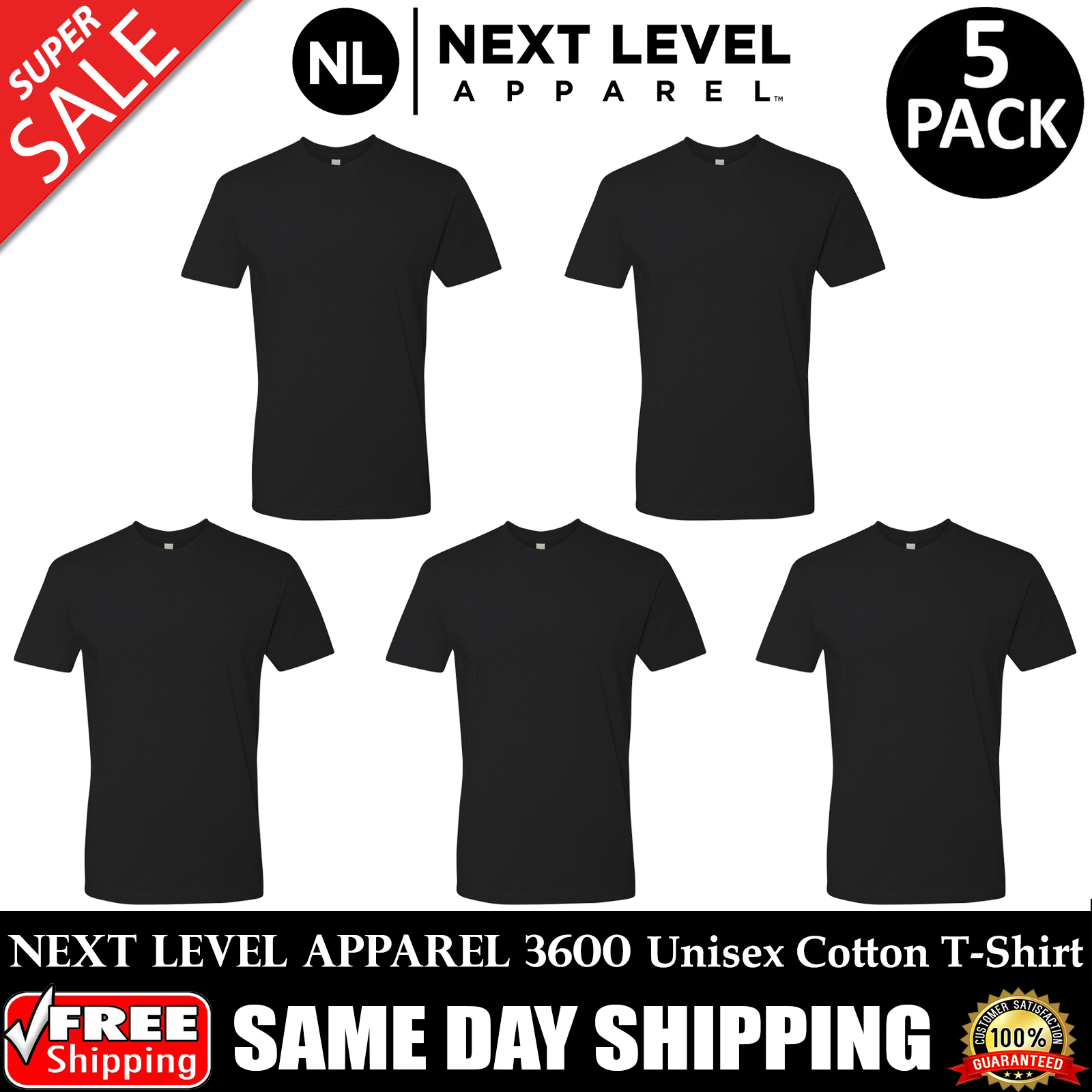 plain black cotton t shirt