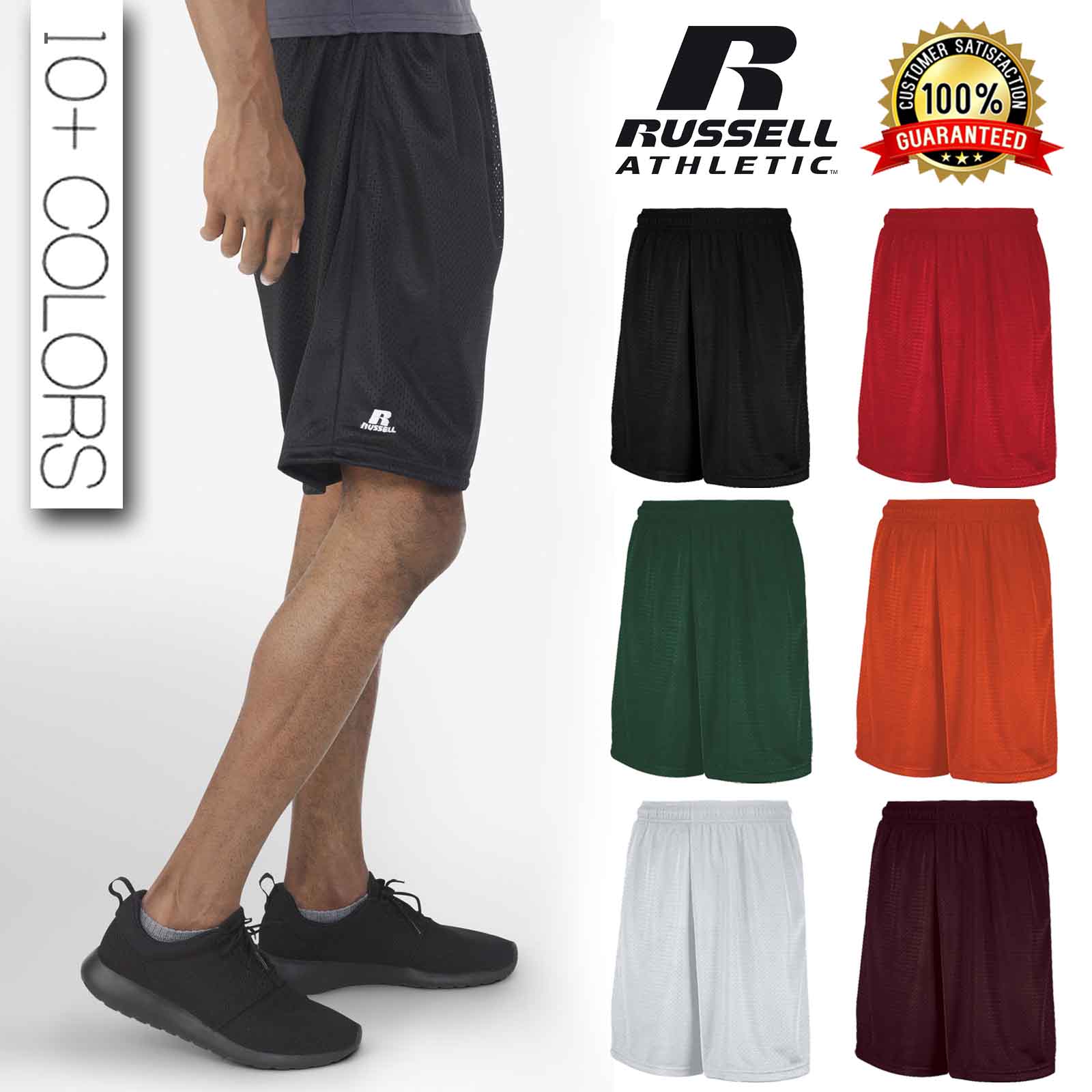 Russell Athletic Shorts Size Chart