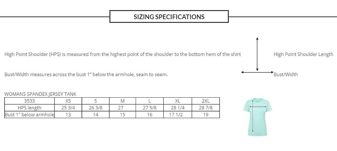 Next Level Size Chart