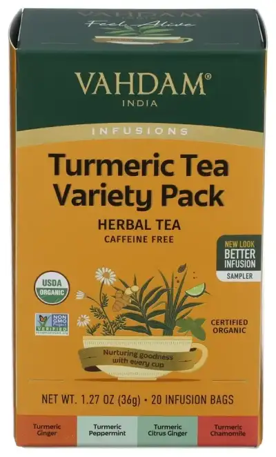 Vahdam Teas Turmeric Variety Pk Tea