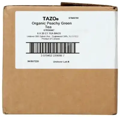Tazo Bag Peach Green Org Tea