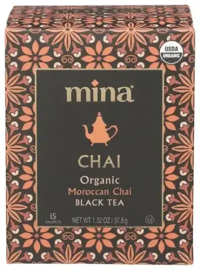 Mina Black Moroccn Chai Organic Tea
