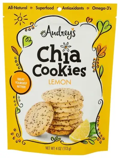 Audreys Cookie Chia Lemon