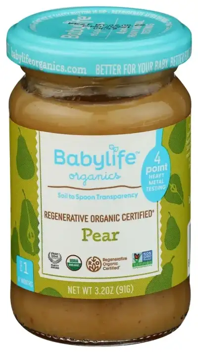 Babylife Jars Baby Food Pear
