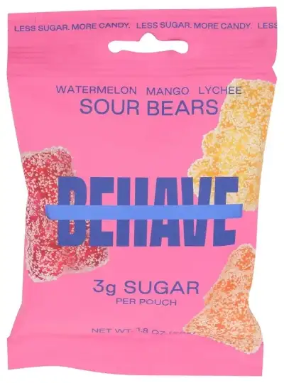 Behave Foods Inc Bears Sour Mngo Wtrmln