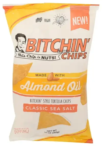 Bitchin Sauce Chips Tortilla Sea Salt