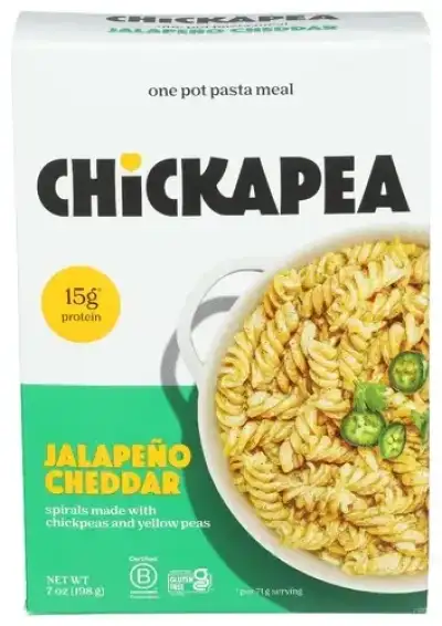 Chickapea Pasta Dish Jlpn Cheddar