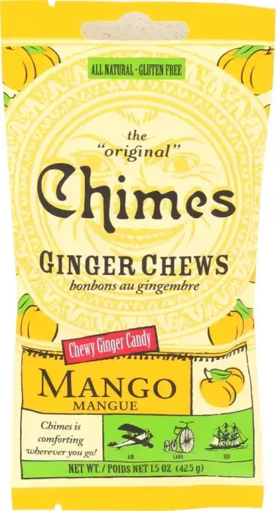 Chimes Ginger Chews Mango Bag