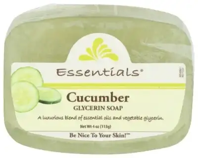Clearly Natural Soap Bar Glyc Cucumber