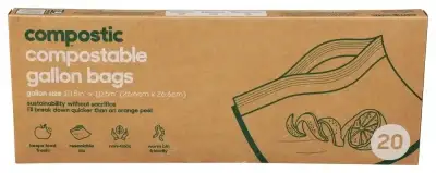 Compostic Bag Gallon Compostable