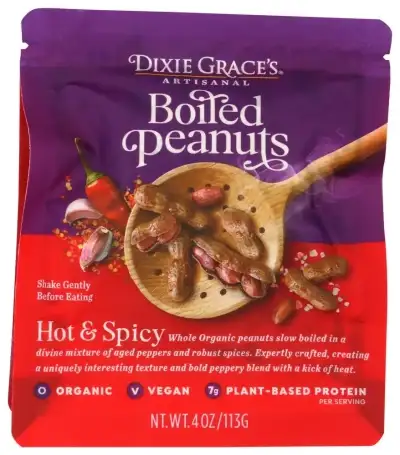 Dixie Graces Peanuts Boiled Hot Spicy