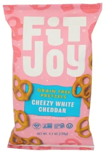 Fitjoy Pretzels White Cheddar