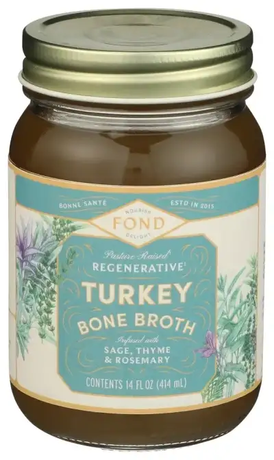 Fond Bone Broth Broth Turkey Sage Rsmry