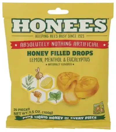Honees Lozenge Lemon 20Pc