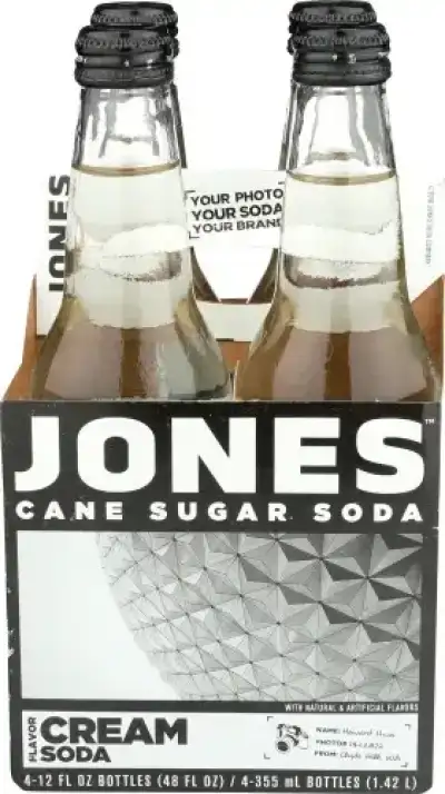 Jones Soda 4Pk Cream