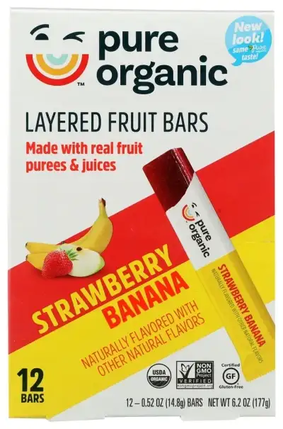 Pure Organic Bar Strwbrry Banana