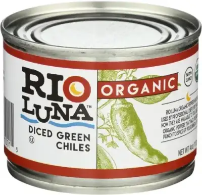 Rio Luna Chiles Org Dced Green