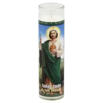 St Jude Candle White