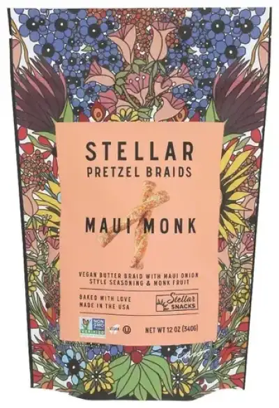 Stellar Snacks Pretzels Maui Monk