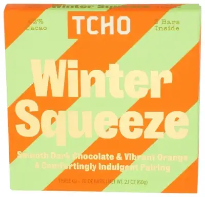 Tcho Bar Choc Dark W Orange