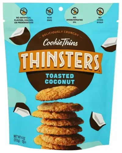 Thinsters Cookie Thin Coconut
