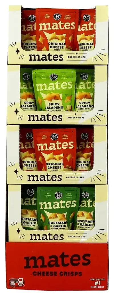34 Degrees Crisps Mates 3Var 48Pc