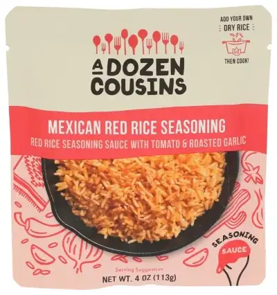 A Dozen Cousins Rice Mexican Red Sauce