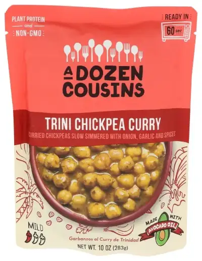 A Dozen Cousins Chickpea Curry Rte Trini