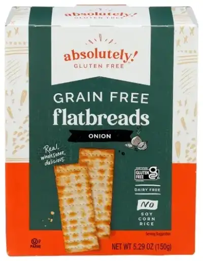 Absolutely Gluten Free Flatbread Tstd Onion