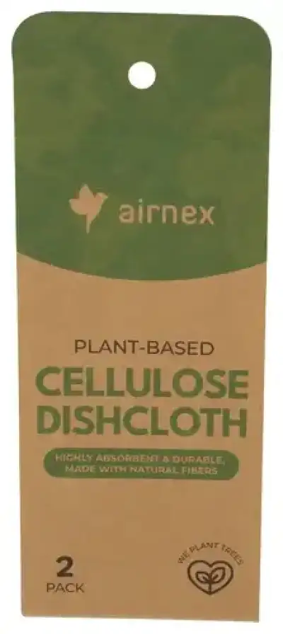Airnex Dishcloth Cellulose Whte