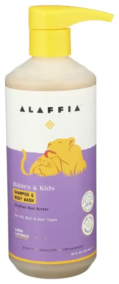 Alaffia Shampoo Bdy Kd Lemn Lave