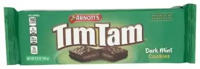 Arnotts Cookies Timtam Dark Mint
