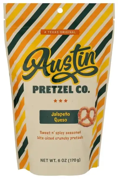 Austin Pretzel Co Pretzels Jalapeno Queso
