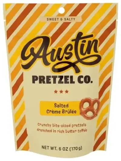 Austin Pretzel Co Pretzels Slt Caramele Brulee