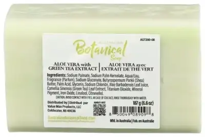 Australian Botanical Soap Soap Bar Aloe Green Tea