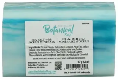 Australian Botanical Soap Soap Bar Ss Ocean Mnrls