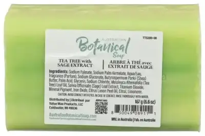 Australian Botanical Soap Soap Bar Tea Tree & Sage