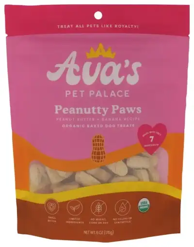 Avas Pet Palace Dog Treat Pb Banana Org