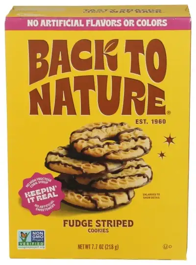 Back To Nature Cookies Fudge Striped