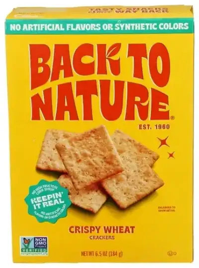 Back To Nature Crackers Crispy Wheat