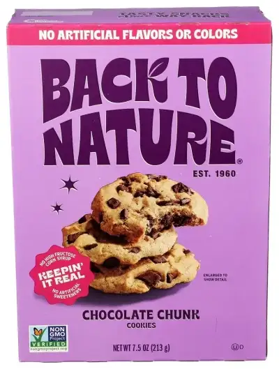 Back To Nature Cookies Chocolate Chunk
