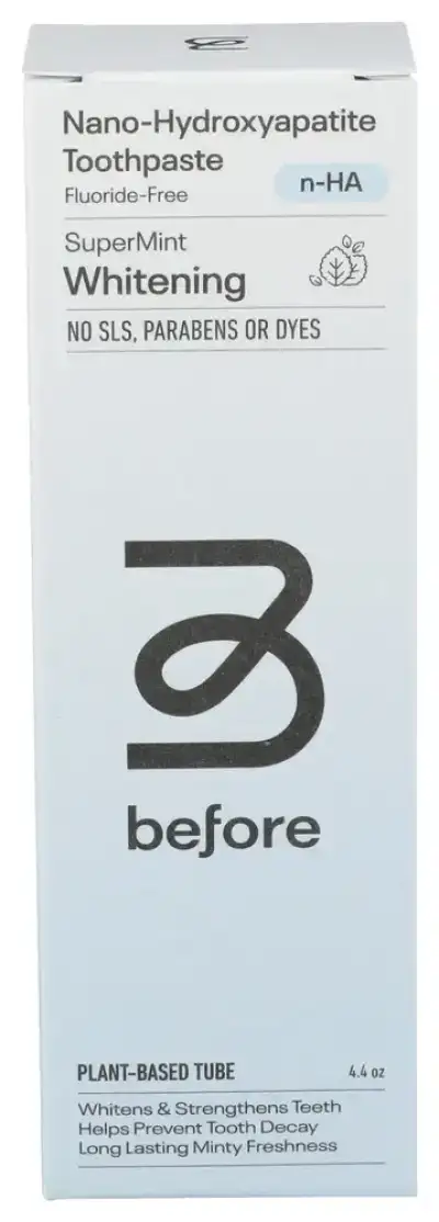 Before Toothpaste Nha Mnt White
