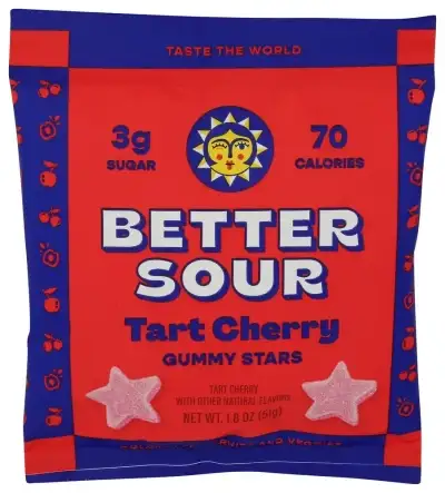 Better Sour Candy Gummy Cherry Tart