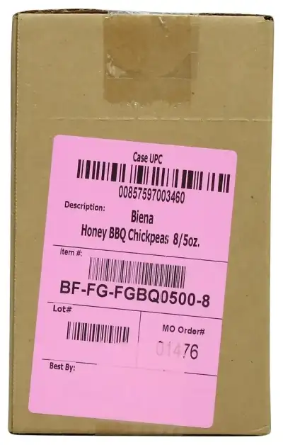 Biena Chickpea Honey Bbq