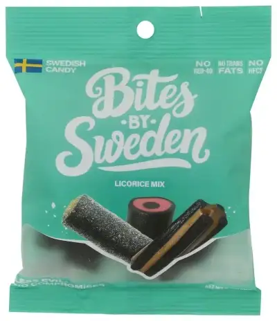 Bites By Sweden Candy Licorice Mx Small