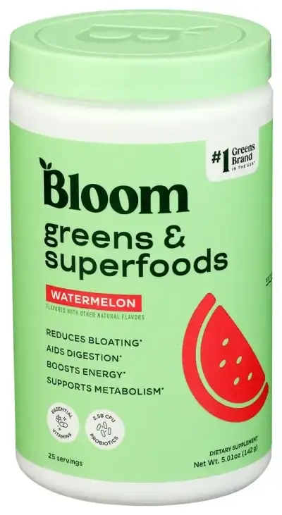 Bloom Nutrition Green Superfood Wtrmelon