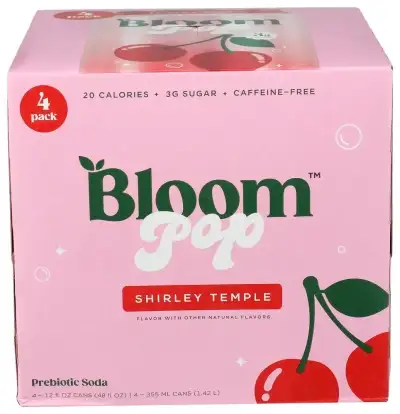 Bloom Pop Soda Pop Shrley Tmpl 4Pk