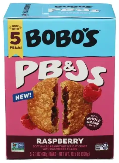 Bobos Oat Bars Bar Oat Raspberry Jam