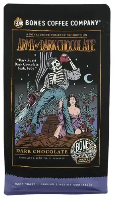 Bones Coffee Company Ground Army Dk Choc Coffee