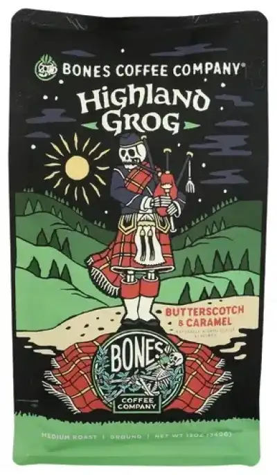 Bones Coffee Company Ground Highland Grog Coffee